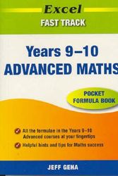 Cover Art for 9781740201056, Years 9 & 10 Advanced Maths by Jeff Geha