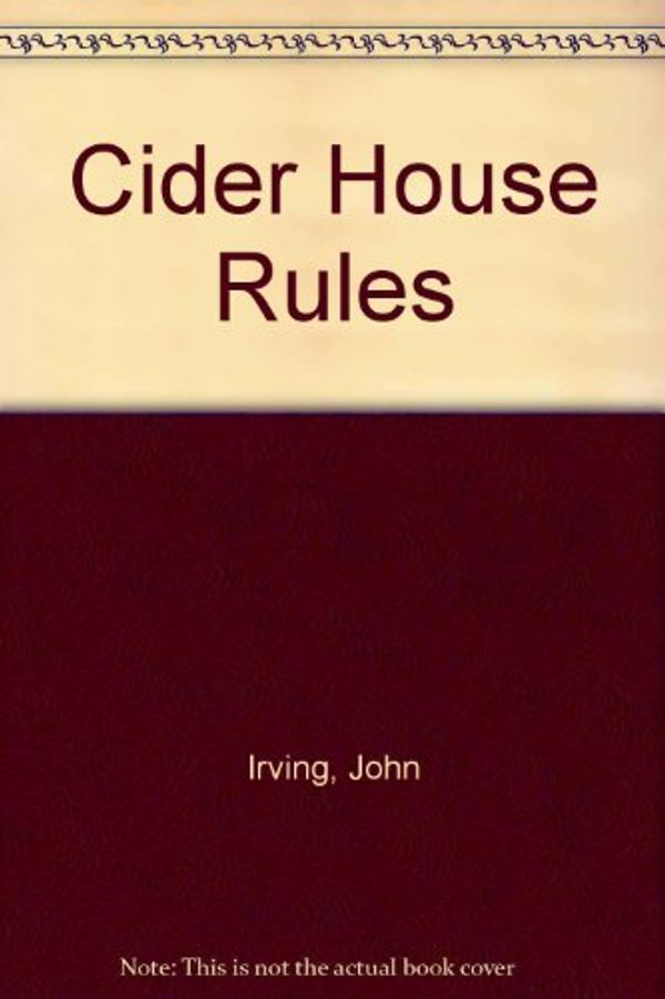 Cover Art for 9780613213493, Cider House Rules by John Irving