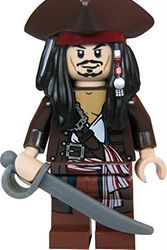 Cover Art for 0105103481890, LEGO Pirates of the Caribbean – Captain Jack Sparrow Figure with Pirate's Hat by LEGO