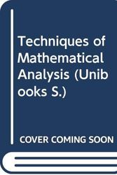 Cover Art for 9780340116418, Techniques of Mathematical Analysis by Clement John Tranter