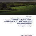 Cover Art for 9783838312347, Towards A Critical Approach to Knowledge Management by Shih-wei Hsu