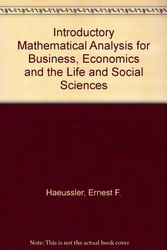 Cover Art for 9780130135797, Introductory Mathematical Analysis for Business, Economics and the Life and Social Sciences by Ernest F. Haeussler, Richard S. Paul