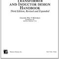 Cover Art for 9780824753931, Transformer and Inductor Design Handbook by Colonel Wm. T. McLyman