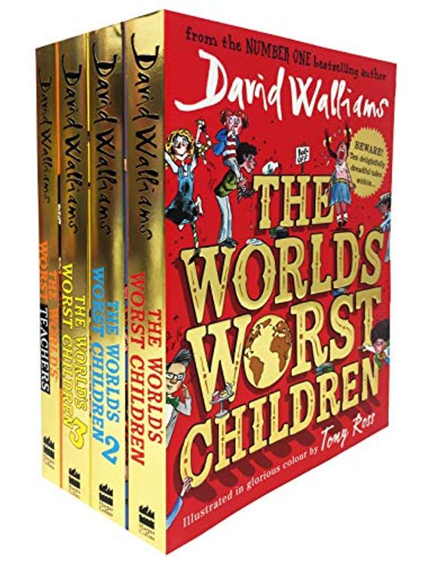 Cover Art for 9789526539560, David Walliams Worlds Worst Children 4 Books Collection Set (The World's Worst Children, The World's Worst Children 2, The World's Worst Children 3, The World's Worst Teachers) by David Walliams