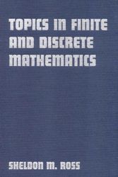 Cover Art for 9780521772594, Topics in Finite and Discrete Mathematics by Sheldon M. Ross