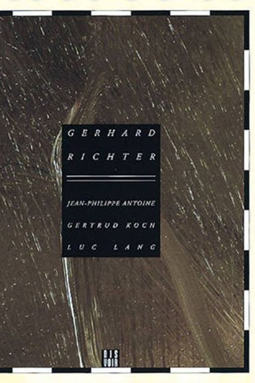 Cover Art for 9782906571402, Gerhard Richter by Gertrude Koch