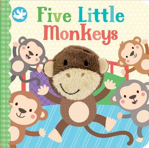 Cover Art for 9781680524376, Five Little Monkeys Finger Puppet Book by Cottage Door Press