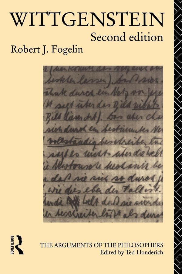 Cover Art for 9780203219065, Wittgenstein by Robert J. Fogelin