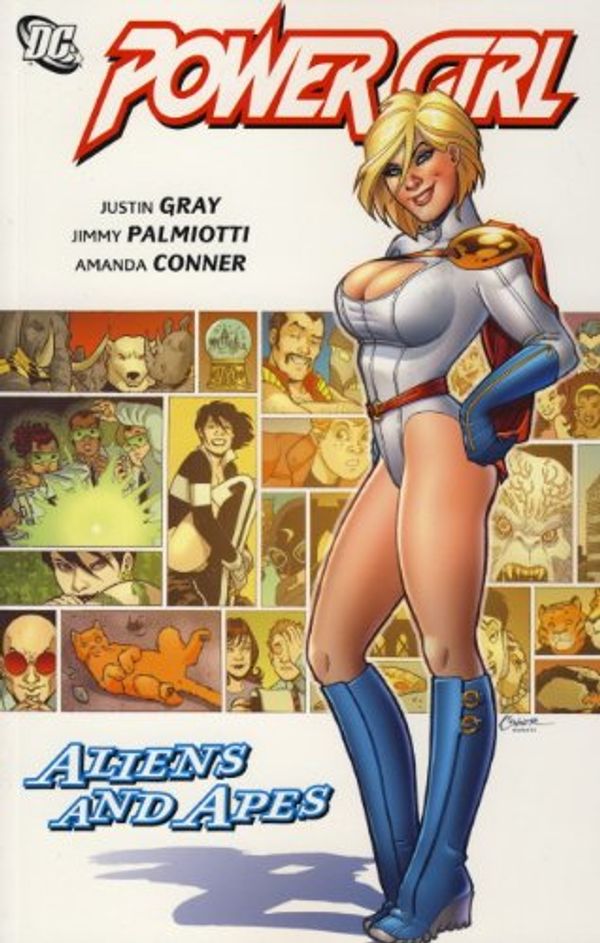 Cover Art for 9781848569836, Power Girl: Aliens and Apes by Justin Gray