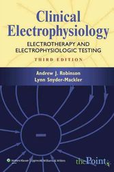 Cover Art for 9780781744843, Clinical Electrophysiology by Robinson Snyder-Mackler