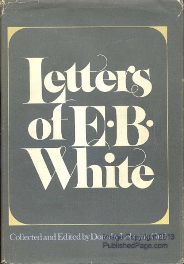 Cover Art for 9780060146016, Letters by E.B. White