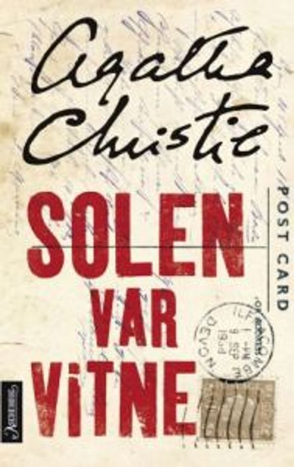 Cover Art for 9788203213113, Solen var vitne by Agatha Christie