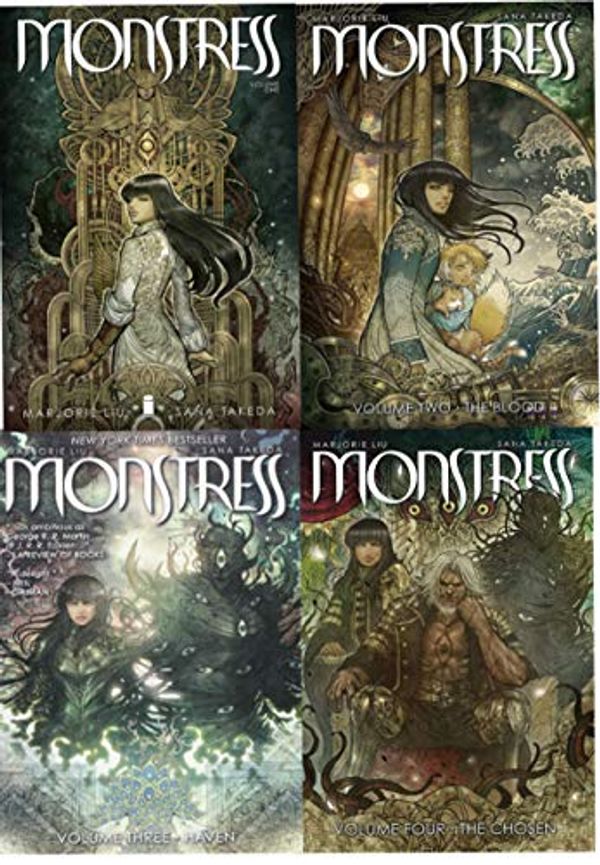 Cover Art for 9780678452653, Monstress Volume 1-4 Collection 4 Books Set By Marjorie M. Liu, Sana Takeda (Awakening, The Blood, haven, The Chosen) by Marjorie M. Liu,, Sana Takeda