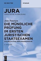 Cover Art for 9783110279849, Die M Ndliche PR Fung Im Ersten Juristischen Staatsexamen by Jens Petersen