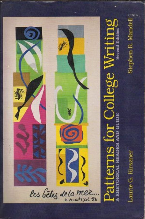 Cover Art for 9780312598129, Patterns for College Writing by Laurie G Kirszner