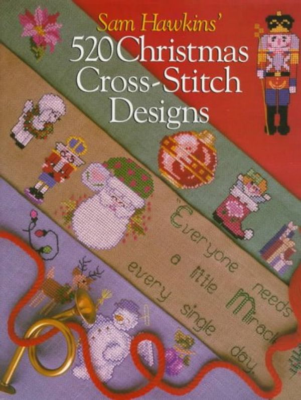 Cover Art for 9780806913902, Sam Hawkins' 520 Christmas Cross-Stitch Design by Sam Hawkins