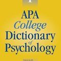 Cover Art for 9781433804335, APA College Dictionary of Psychology by American Psychological Association