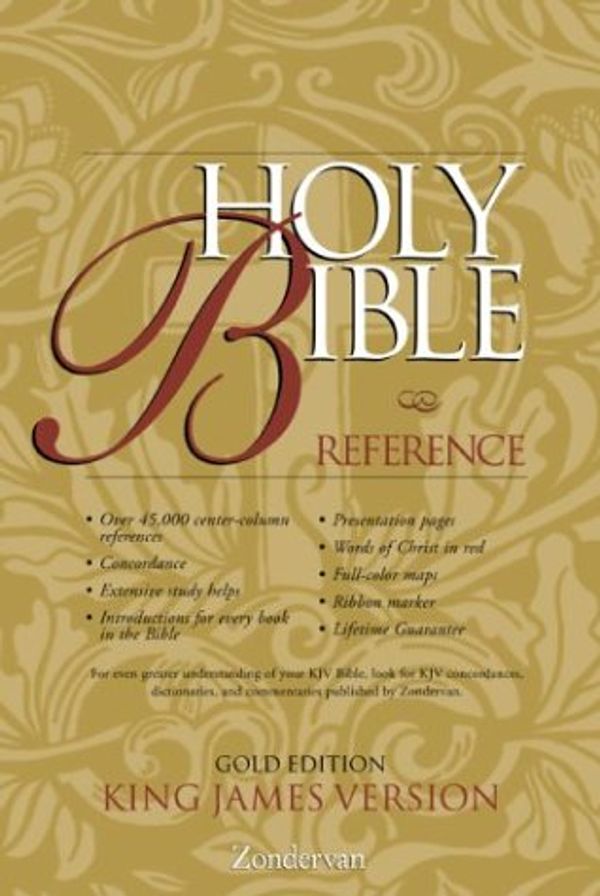Cover Art for 9780310912330, KJV Holy Bible Reference: Gold Edition (Zondervan Gold Collection) by Not Available