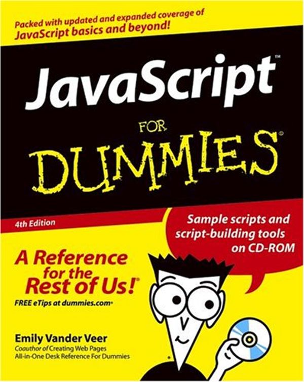 Cover Art for 9780764502231, JavaScript For Dummies by Emily A. Vander Veer