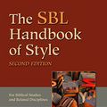 Cover Art for 9781589839656, The SBL Handbook of Style by Society of Biblical Literature