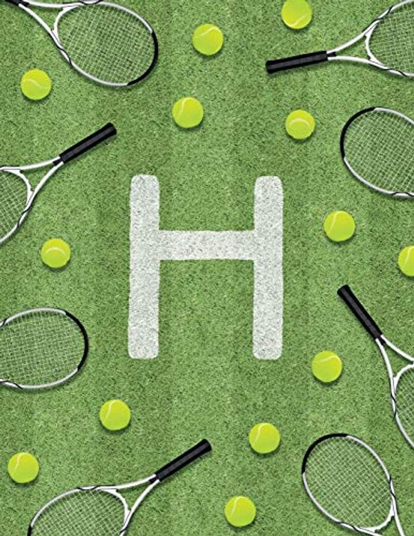 Cover Art for 9781699822906, H: Monogram tennis court sport theme composition notebook. Great gift for sports men, women, children and students. 100 College Ruled / Lined Pages 8.5 x 11 Book. Gloss finish. by Tim Bird
