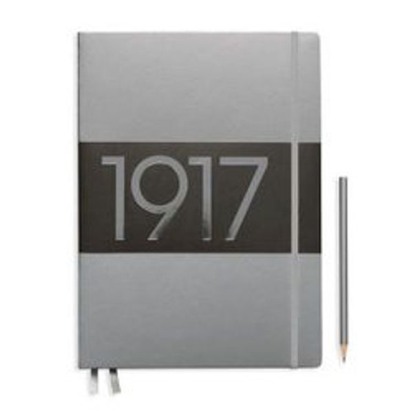 Cover Art for 4004117519284, LEUCHTTURM1917 (356333) Metallic Edition Notebooks Master Slim (A4+), Hardcover, 123 num. Pages, Ruled, Silver by 