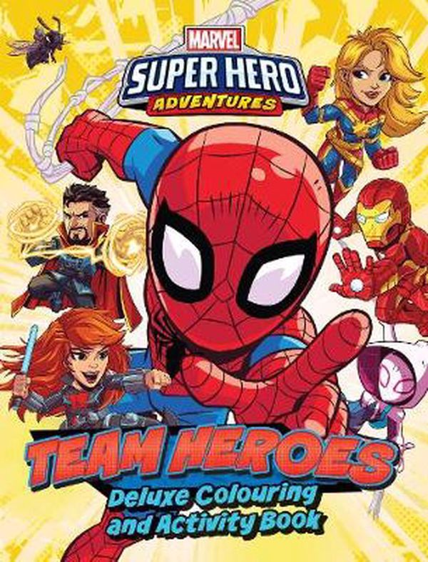 Cover Art for 9780655210771, Marvel Superhero Adventures Team Heroes Deluxe Colouring Book by 