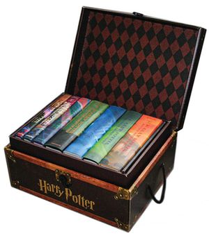 Cover Art for 9781338864281, Harry Potter Hardcover Boxed Set: Books 1-7 (Trunk) by J K. Rowling