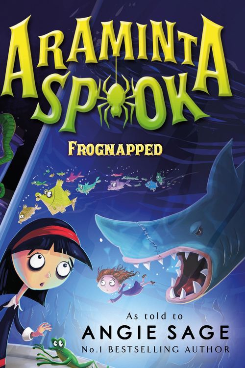 Cover Art for 9781408838631, Araminta Spook: Frognapped by Angie Sage