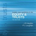 Cover Art for 9780409323139, Cases and Materials on Equity and Trusts by Jd Heydon & Loughlan, PL