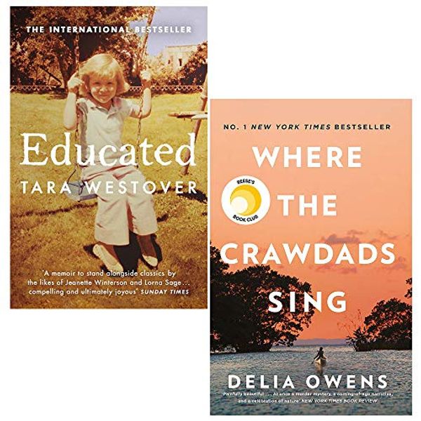 Cover Art for 9789123893652, Educated Tara Westover, Where the Crawdads Sing [Hardcover] 2 Books Collection Set by Tara Westover, Delia Owens