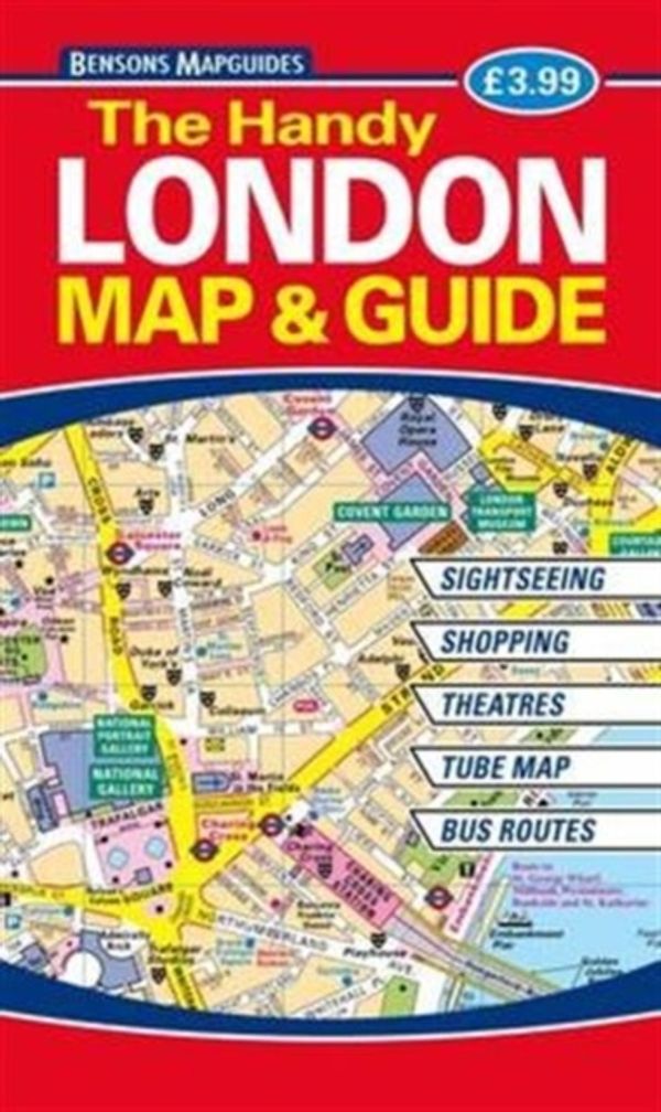Cover Art for 9781898929543, The Handy London Map & Guide by Bensons MapGuides