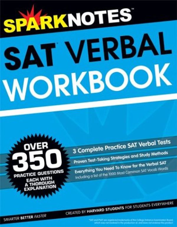 Cover Art for 9781586639570, SAT Verbal Workbook (Sparknotes Test Prep) by Sparknotes Editors