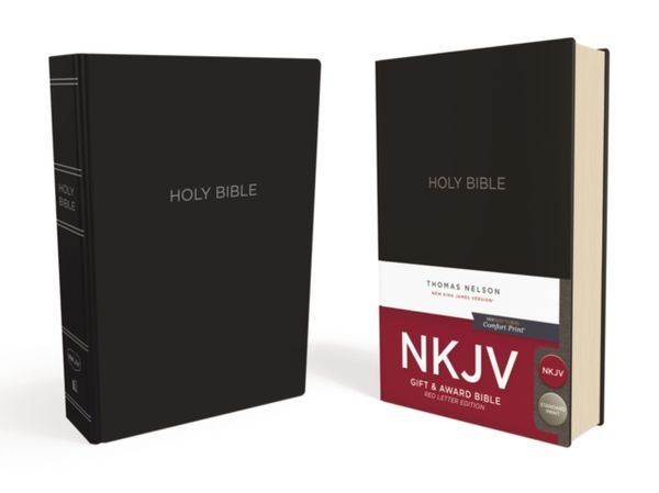 Cover Art for 9780718074791, NKJV, Gift and Award Bible, Leather-Look, Black, Red Letter Edition by Thomas Nelson
