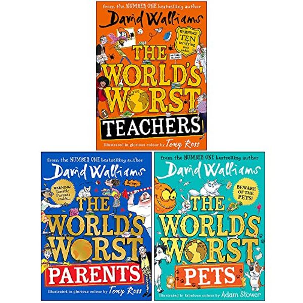 Cover Art for 9789124214050, David Walliams Collection 3 Books Set (The World’s Worst Teachers, The World’s Worst Parents, The World’s Worst Pets) by David Walliams