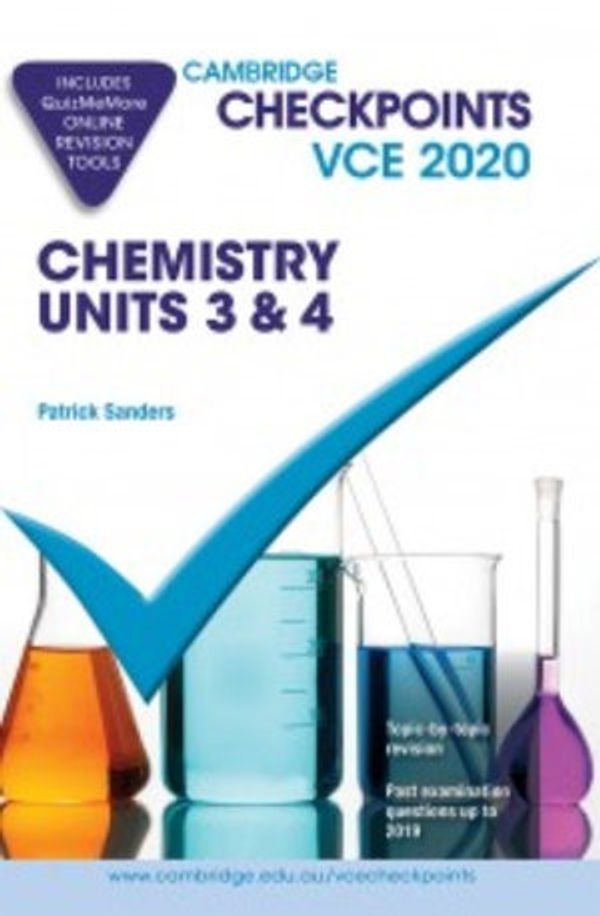 Cover Art for 9781108854887, Cambridge Checkpoints VCE Chemistry Units 3&4 2020 by Patrick Sanders