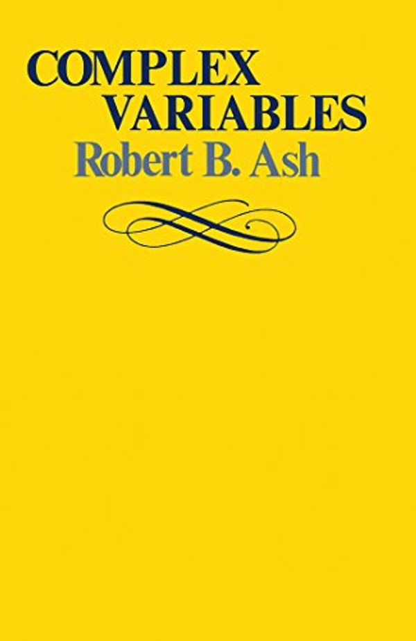 Cover Art for B01DSRTXVS, Complex Variables by Robert B Ash