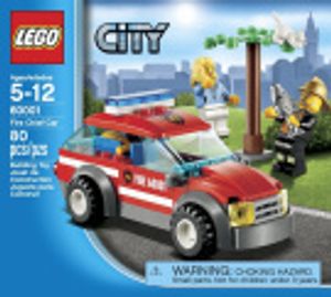Cover Art for 5702014959385, Fire Chief Car Set 60001 by LEGO