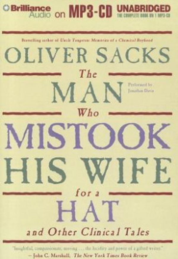 Cover Art for 9781455884384, The Man Who Mistook His Wife for a Hat by Oliver W. Sacks