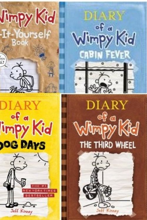 Cover Art for 9780545482936, Diary of a Wimpy Kid 4 Book Collection (Dog Days; Third Wheel; Cabin Fever; Do-It-Yourself) by Jeff Kinney