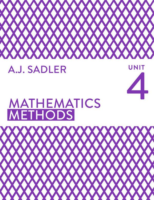 Cover Art for 9780170350518, Mathematics Methods Unit 4 by Unknown