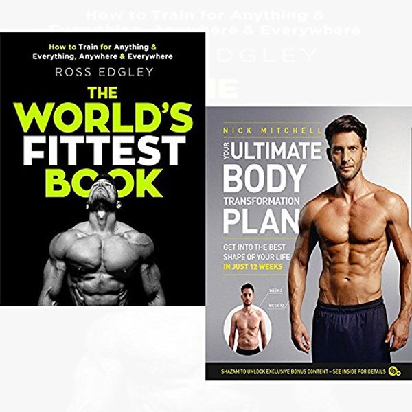 Cover Art for 9789123670789, World's fittest book and your ultimate body transformation plan 2 books collection set by Ross Edgley, Nick Mitchell