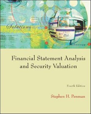 Cover Art for 9780073379661, Financial Statement Analysis and Security Valuation by Stephen Penman