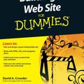 Cover Art for 9780470646779, Building a Web Site For Dummies by David A. Crowder