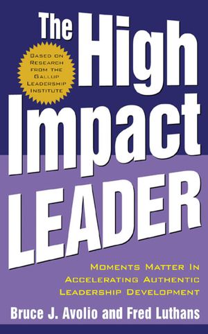 Cover Art for 9780071621175, The High Impact Leader by Dr Bruce J Avolio