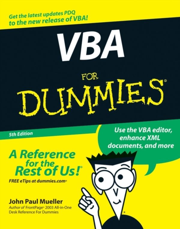 Cover Art for 9780470046500, VBA for Dummies by John Paul Mueller