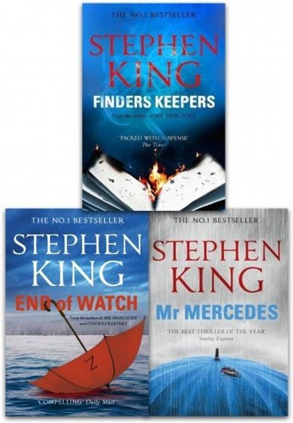 Cover Art for 9781444749007, The Bill Hodges Trilogy Stephen King 3 Books Collection Set (Mr Mercedes, Finders Keepers, End of Watch) by Stephen King
