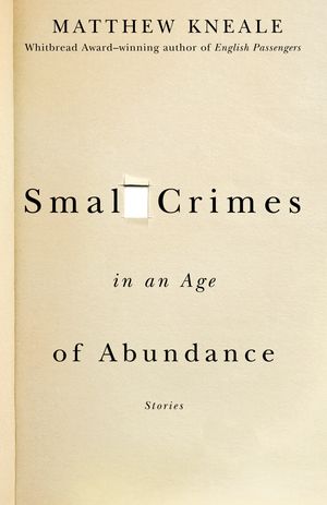 Cover Art for 9781400079575, Small Crimes in an Age of Abundance by Matthew Kneale