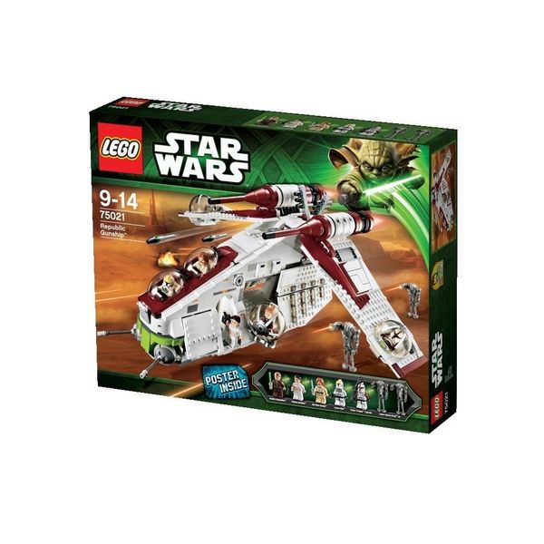 Cover Art for 5702014974753, Republic Gunship Set 75021 by LEGO