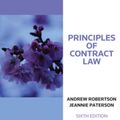 Cover Art for 9780455243931, Principles of Contract Law by Jeannie Paterson